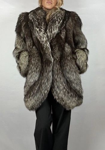 Pelliccia volpe argentata - pelliccia,