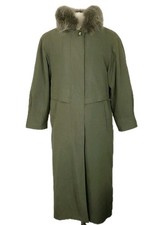 Cappotto donna verde bosco