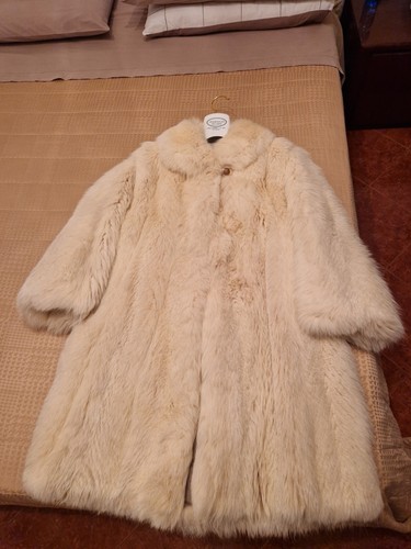Pelliccia vera volpe bianca - , +