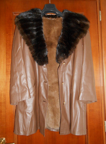 Vintage giaccone vera - vintage, pelle