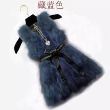 Gilet pelliccia di volpe da