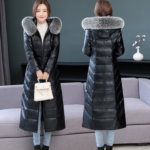 Giacca vera pelle donna collo