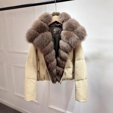 Piumino donna corto lusso