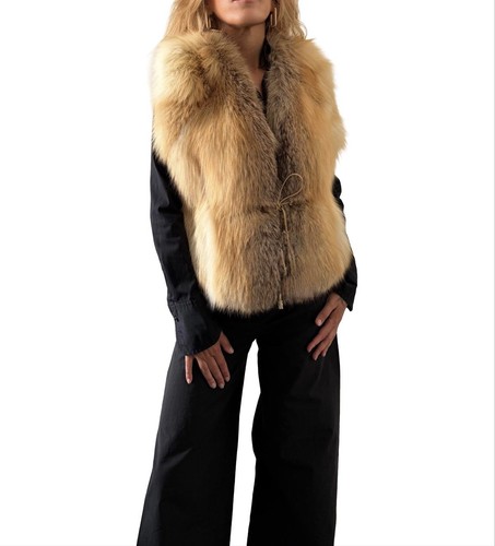 Gilet pelliccia volpe - gilet, di