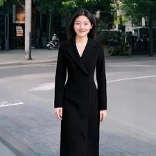 Cappotto lungo donna vera