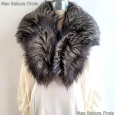 Scialle pelliccia volpe