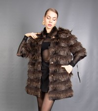 17121 NUOVO CAPPOTTO PELLICCIA